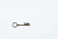 Assorted vintage antique door keys. Lot. On white background. Royalty Free Stock Photo