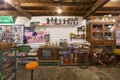 Assorted vintage retro objects warehouse gallery. Royalty Free Stock Photo