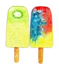 Assorted watercolor popsicles 2