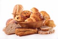 Assortement of bread and pastry Royalty Free Stock Photo