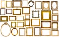 assortment of art frames Royalty Free Stock Photo