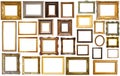 Assortment of art frames Royalty Free Stock Photo