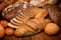 Assortment of baked bread