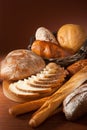 Assortment of baked bread Royalty Free Stock Photo