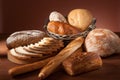 Assortment of baked bread Royalty Free Stock Photo