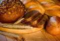 Assortment of baked bread