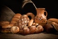 Assortment of baked bread