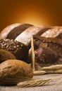 Assortment of baked bread