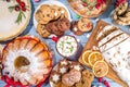 Assortment Christmas baking sweet