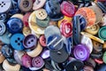 Assortment of colored buttons