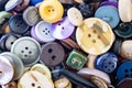 Assortment of colored buttons