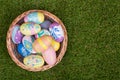 Assortment of Colorful Easter Eggs