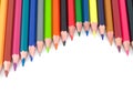 Assortment of coloured pencils