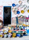 Colourful hand made cups and plates,imsouane,morocco 4