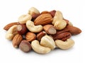 Assortment of delicious nuts Royalty Free Stock Photo