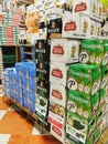 An Assortment of Different Beer Brands in a Supermarket or Grocery in Queens, New York City