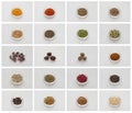 Assortment of different oriental spices