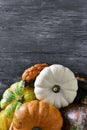 Assortment of different pumpkins