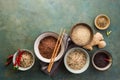 Assortment of different rice Royalty Free Stock Photo