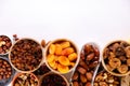 Assortment of dry fruits