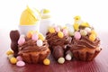 Assortment of easter dessert