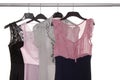 Assortment of evening dresses Royalty Free Stock Photo