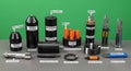 Assortment of Explosive Devices and Tools Labeled for Identification Royalty Free Stock Photo