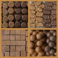 An assortment of fine chocolates Royalty Free Stock Photo