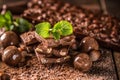 Assortment of fine chocolates