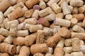 Assortment of French wine corks Royalty Free Stock Photo