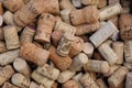 Assortment of French wine corks Royalty Free Stock Photo