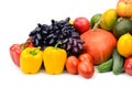 Assortment of fresh fruits and vegetables Royalty Free Stock Photo