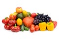Assortment of fresh fruits and vegetables Royalty Free Stock Photo
