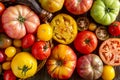 Assortment of Fresh Heirloom Tomatoes Royalty Free Stock Photo