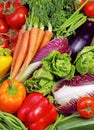 Assortment of fresh vegetables