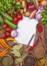 Assortment of fresh vegetables Royalty Free Stock Photo