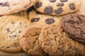 Assortment of Freshly Baked Various Cookies piled high