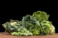 Assortment of green vegetables Royalty Free Stock Photo