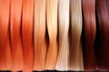 assortment of hair for hair extension procedure.