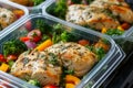 Assortment of healthy food dishes. Top view. Overhead shot of multiple food dishes on table. various sets of food. Healthy take