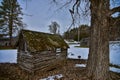 Gays Mills WI Log Cabin Heritage Park Royalty Free Stock Photo