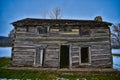 Gays Mills WI Log Cabin Heritage Park Royalty Free Stock Photo