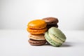 Assortment of macaron cookies