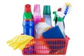 Assortment of means for cleaning