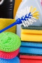 Assortment of means for cleaning