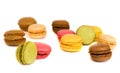 Assortment of multicolored macaroon