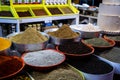 Assortment of nuts in Doha market Qatar