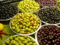 Assortment olives Royalty Free Stock Photo