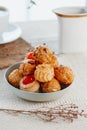 assortment of panellets typical of Catalonia, Spain Royalty Free Stock Photo