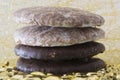 An assortment of Lebkuchen or Gingerbread in Germany Royalty Free Stock Photo